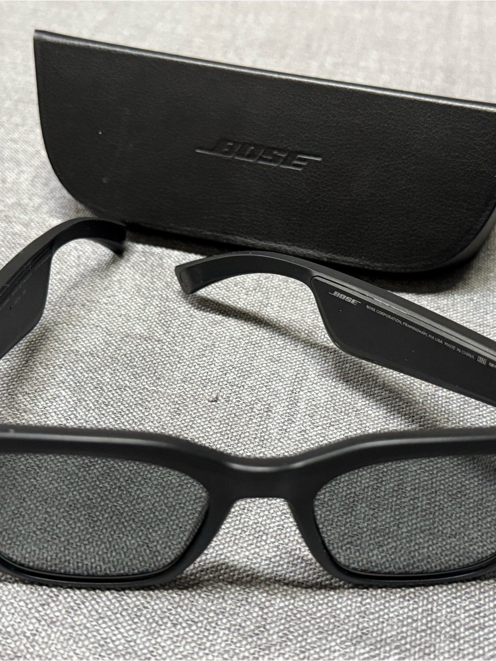 Bose Matte Black Audio Sunglasses with Case